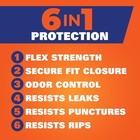 Hefty Ultra Strong 13 Gallon Trash Bags  Black Tall Kitchen Trash Bags 13 Gallon