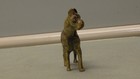 Vintage Miniature Cast Metal Dog Figurine