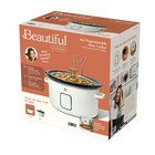 Beautiful 4qt Slow Cooker-touch-activated Display White Icing By Drew Barrymore