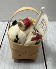 Pin Cushion Basket Weaved  quilters Are Sew Special  Rustic Sewing Read