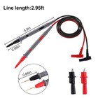 2sets For Fluke Meter Electrical Alligator Clip Probes 20a Multimeter Test Leads