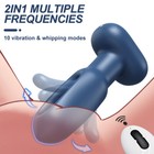 Flapping Anal Butt Plug Dildo Vibrator Prostate Massager Sex Toys For Men