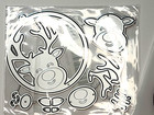 3d Reindeer Ornament Metal Cutting Dies Rudolph Christmas Shaker Card Making Diy