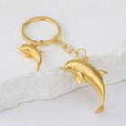 Ocean Dolphin Alloy Keychain 3d Detailed Marine Keys Bags Ornament Pendant Mini 
