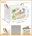 Rectangle Storage Basket With Handles collapsible Toys Bin books Box gift Basket