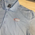 Richard Petty Motorsports Team Issue Blue Pit Polo Shirt Race Extra Large Hole