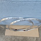 Set Of 2 Nos Sun Rims Cr18 26  X 1-3 8  Road Bike Rims 36h Polished Silver