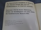 Vintage 1962 Austria Biennale Di Venezia Xxxi Exhibition Soft Cover Book German