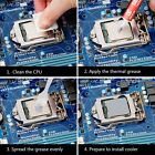5 Pack Silver Thermal Grease Cpu Heatsink Compound Paste Syringe 5x