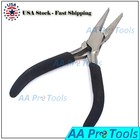 Flat Nose Jaw Pliers 4-1 2  With V-spring Jewelry Making Repair Tool Hobby Craft