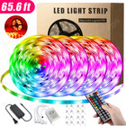 100ft Flexible 3528 Rgb Ledsmd Strip Light Remote Fairy Lights Room Tv Party Bar