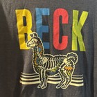 Beck T Shirt Gray Featuring A Skeletal Llama Vintage Exc Cond Xxl 2xl