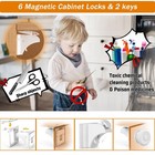 Baby Proof Kit  44 Packs Child Safety Essentials Set - Invisible Magnetic Cab   