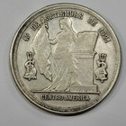 1884 Honduras Silver Un Peso Large Size Crown Coin Small Scratches See Pic  v168