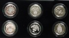 Uk Silver Proof One Pound Six-coin Collection Set  Britain Royal Mint Set  0014