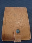 Vintage Leather Promotional Wallet From First State Bank Vega Texas - Free Ship