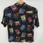 Big Dogs Mens 2x Rayon Hawaiian Aloha Shirt Aloha World Map Print Short Sleeve