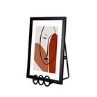 Plate Stand Holder For Wall Hanging Display Rack Art Hanger Metal Easel Photo   