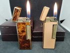 Lot Of 2 Dunhill Rolla Gas Lighter All Movable Product  With Box