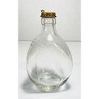 Vtg Haig   Haig Dimple Pinch Glass Empty Whiskey Bottle Metal Cap Scotland 6 5   