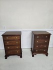 Pair Craftique 4 Drawer Chest Mahogany