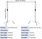 10x 10ft Heavy Duty Backdrop C Light Stand Photography Background Photo Kit