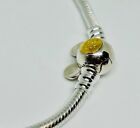 Pandora Disney Mickey Mouse 100th Anniversary Snake Chain Bracelet  Size 21 Cm