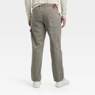 Men s Vintage Relaxed Straight Fit Utility Pants - Goodfellow   Co Olive