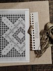 Danish Hardanger Kit Table Center 25866 Oehlenschlager Design