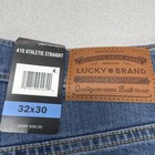Lucky Brand 410 Athletic Straight Jeans Men s Size 32x30 Blue Denim Pants