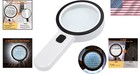Led Lighted Magnifying Glass - 3x Magnification For Clear Reading   Hobbies