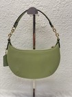 Nwt Coach Mini Payton Shoulder Bag Cel08 Gold pistachio Light Green Leather