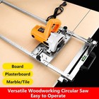 Electric Woodworking Circular Saw    Multi-function Steel Cutting Board