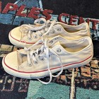 Vintage Converse All Star Low Top White Men s 7 5 Made In Usa 1990   s Chucks