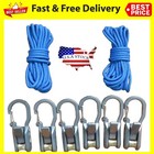 6 Hooks Rope With Roller Tensioner Lock Buckle Cable Puller Camping 2026