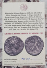 Genuine Ancient Roman Empire Silver Coin Emperor Elagabalus Necklace With Coa 