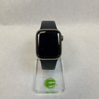 Unlocked Apple Watch Series 9 41mm Gold Stainless Steel Black Band Mrj73ll a
