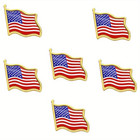 Lot Of 10 American Flag Pin United States Usa Hat Tie Badge Gold Trump Veteran