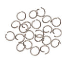 1000pcs Standard 304 Stainless Steel Open Jump Rings Unsoldered Loop Pick 4 10mm