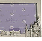 Disneyland Picture Frame 100th Anniversary Tinkerbell Sleeping Beauty Castle 4x6