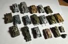 Axis And Allies Miniatures Vehicle And Soldier Lot Of 15  Minis - No Cards