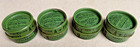 4 Cans Vintage Nos Advertising Clover Valve Grinding Tin Course   Fine 2 Oz