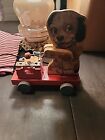 Vintage 1940 s Fisher Price Merry Mutt Pull Toy  473  Great Condition 