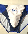 New Mens Blue   White Sport Swim Bikini Brief Swimsuit Sz L Xl Speedo Style  219