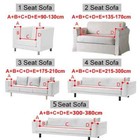 Jacquard Fabric Sofa Cover Solid Color Couch Covers Elastic Washable Slipcover