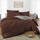 Branded Bedding Collection 1000tc Egyptian Cotton Select Size Brown Solid