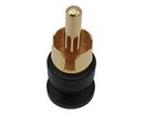 Gold 20 Rca Shielded Shorting Caps Plugs Rf emi Noise Canceling Dust Protection
