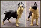 Large Boston Terrier Bull Dog Cast Iron Heavy Doorstop Still Bank Statue