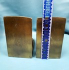 Vtg 1930s Brass Bronze Scc Ford Model T Car Detailed Bookend Set
