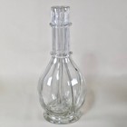 Vintage French 4 Chamber Glass Liqueur Decanter Hand Made Made In France 11 